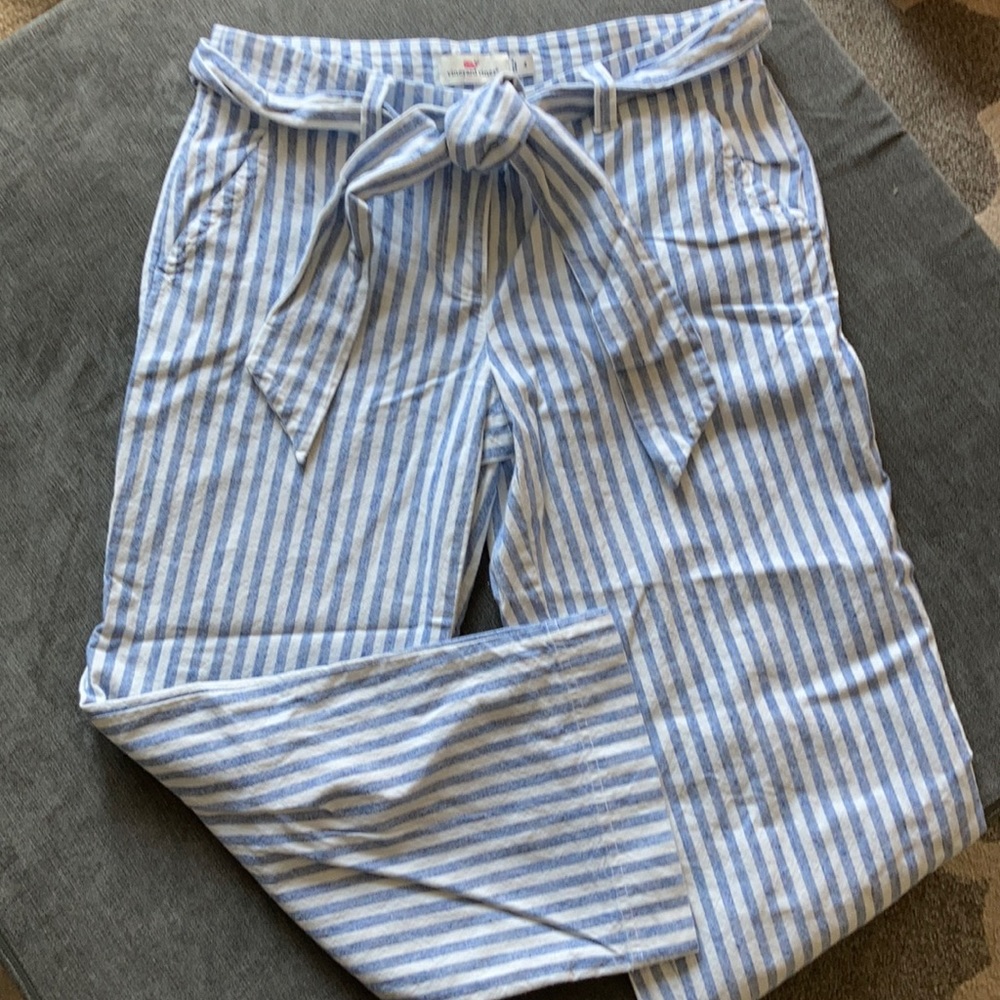 Vineyard vines cropped striped pants
